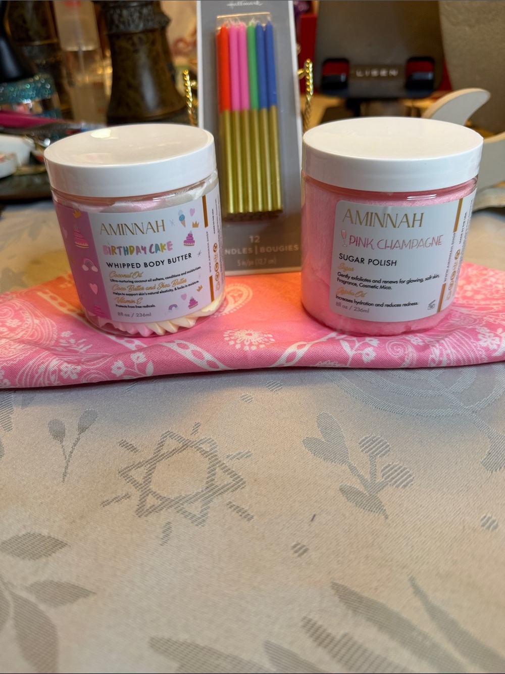 Pink Champagne Sugar Polish - Pink Exfoliating Body Scrub